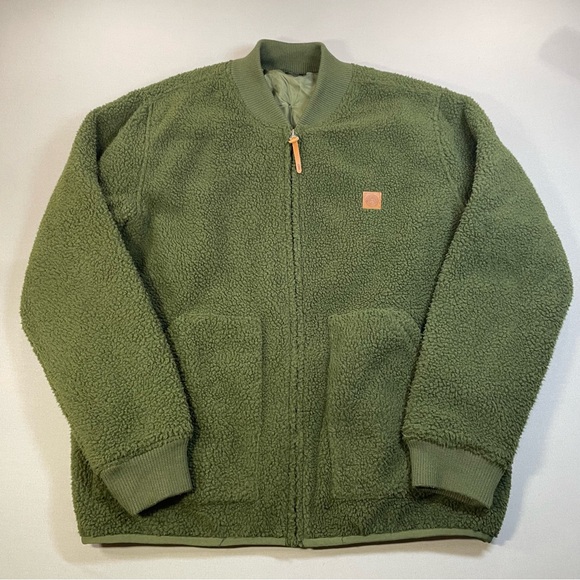 Obey Other - Obey Sherpa Bomber Jacket, Fleece Full Zip - Mens XL